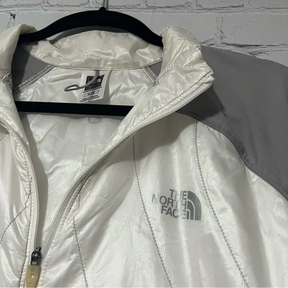 The North Face Flight Series Primaloft Women's Gray White Jacket XL Lightweight - Picture 4 of 8